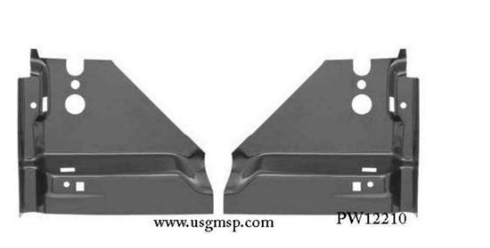 Leaf spring Bracket Brace: 67-69 (ea)